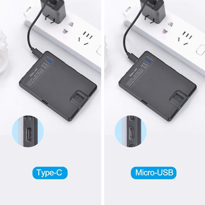 إي وورلد إضاءة سيلفي قابلة لإعادة الشحن مع 60 مصباح LED، إضاءة فيديو محمولة بمشبك للهواتف واللابتوب والكاميرا – لون أسود - Image 4